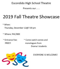 Fall Theatre Presentation